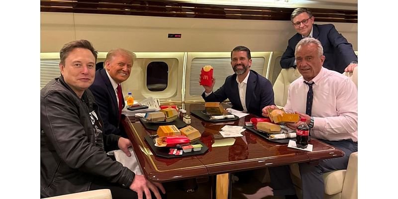 Trump gives RFK Jr McDonald’s ‘poison’ to eat on private plane