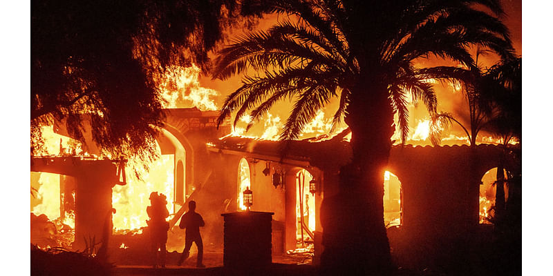 Mountain Fire: Wildfire tears through Southern California community after burning dozens of homes