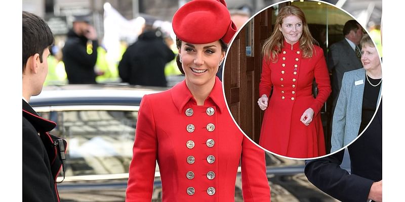 The most surprising royal fashion double act: How Sarah Ferguson is taking a leaf out of Kate's fashion book with strikingly similar ensembles... but has the Princess of Wales taken inspiration from F