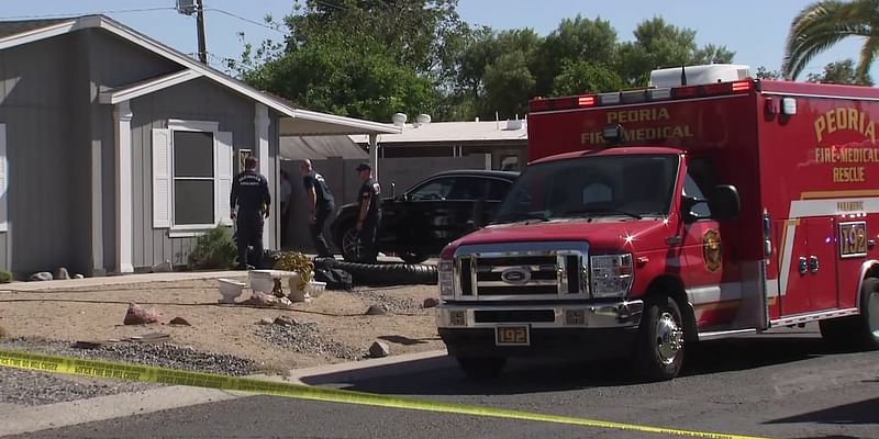 Crews working to rescue man stuck in hole underneath West Valley mobile home