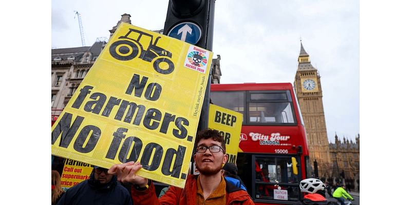 Farmers’ ‘tractor tax’ protest move to new location because Trafalgar Square is not big enough