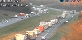 Multi-vehicle crash causes delays on I-81 in Cumberland County