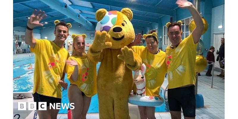 BBC Radio Solent and South Today team end Children in Need swim