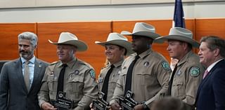 Five TPWD Game Wardens honored for saving the life of a fisherman in Port Aransas