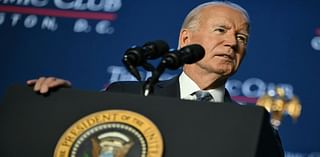 Bumbling Biden, 81, insists he's hasn't spoken to the Federal Reserve Chairman as president... even though they've sat in the same room