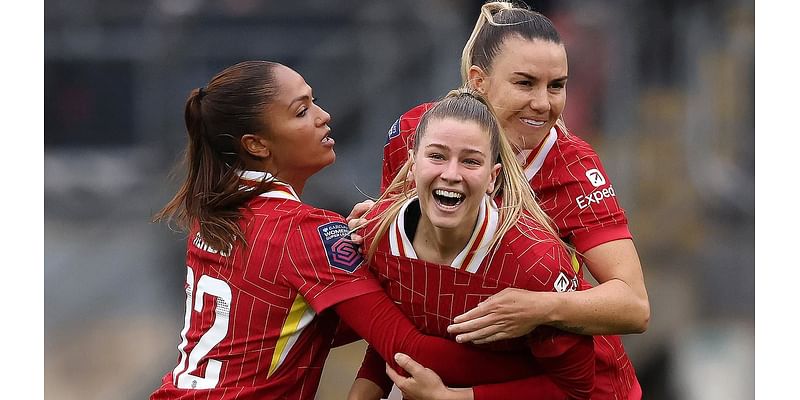 WSL Roundup: Liverpool earn first win with stoppage-time penalty, title hopefuls Arsenal are held by Everton - and Man City dazzle against the Hammers