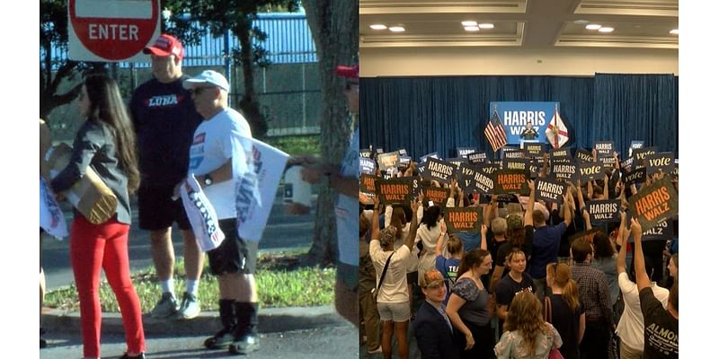 Several political events held in Tampa Bay days before election