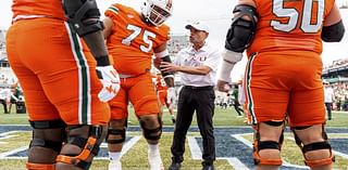 Coaching is teaching, Miami offensive line coach Alex Mirabal says. The results show he’s right