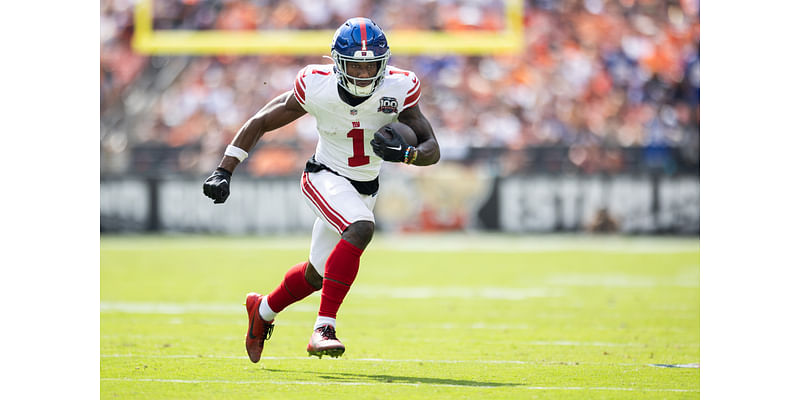 Giants’ star rookie receiver clears concussion protocol, set for week 7 return