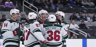 Minnesota Wild win 5-2 over San Jose Sharks