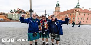 Confident Scots kicking about Warsaw