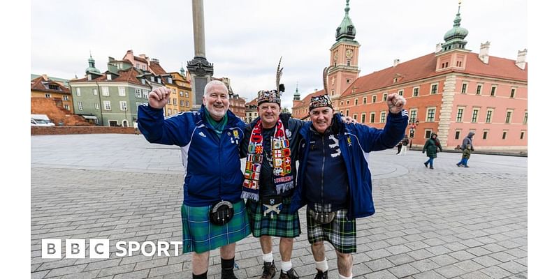 Confident Scots kicking about Warsaw