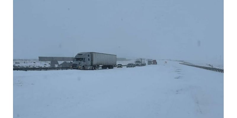 About 100 vehicles stranded in rural New Mexico in below-freezing conditions during ‘powerful’ snowstorm