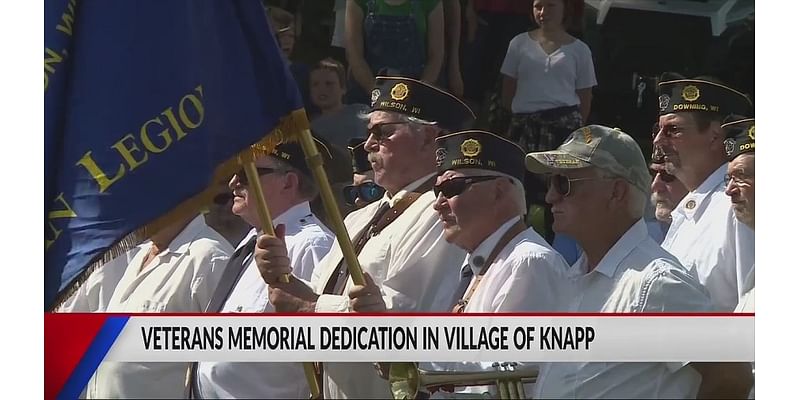 Good News Friday: Knapp honors its veterans with a memorial