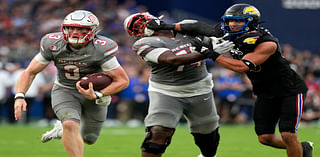 UNLV rallies with late touchdown to stun Kansas