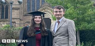 Shropshire twins win the same award at different universities