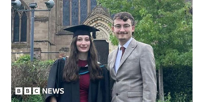 Shropshire twins win the same award at different universities