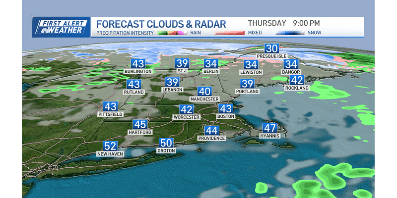 While it'll be dry, colder temperatures spill in for the weekend