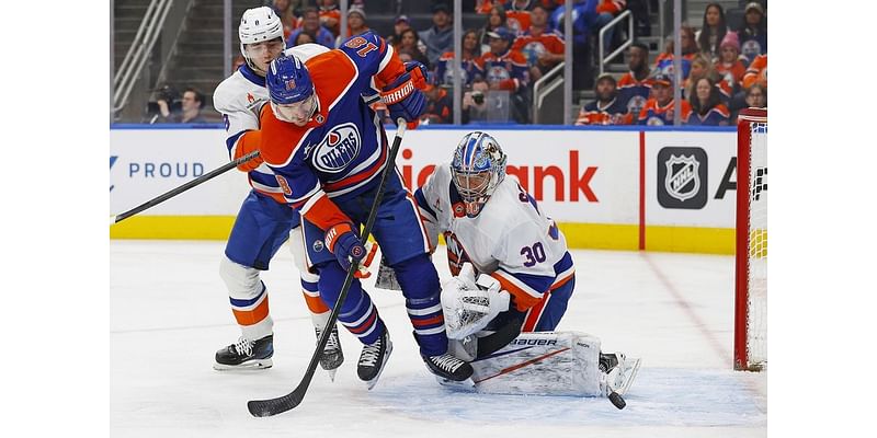 Leon Draisaitl, Oilers hand Isles second straight OT loss