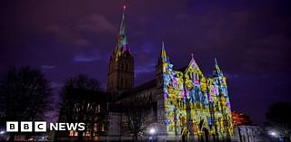 Salisbury Cathedral's 'epic' Sarum Lights installation returns