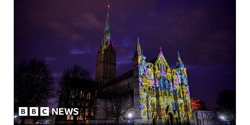 Salisbury Cathedral's 'epic' Sarum Lights installation returns