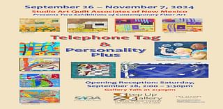 When Quilts Become Art: ‘Telephone Tag’ And ‘Personality Plus’ Opens Sept. 26 In Step Up Gallery – Los Alamos Reporter