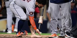 Astros' Jose Altuve tossed for removing cleat, sock in wild scene