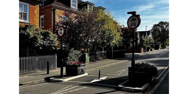 Covid-era social distancing bollard turns shopping street into ‘ghost town’