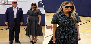 Melania Trump wears Dior to cast vote with husband Donald Trump on Election Day