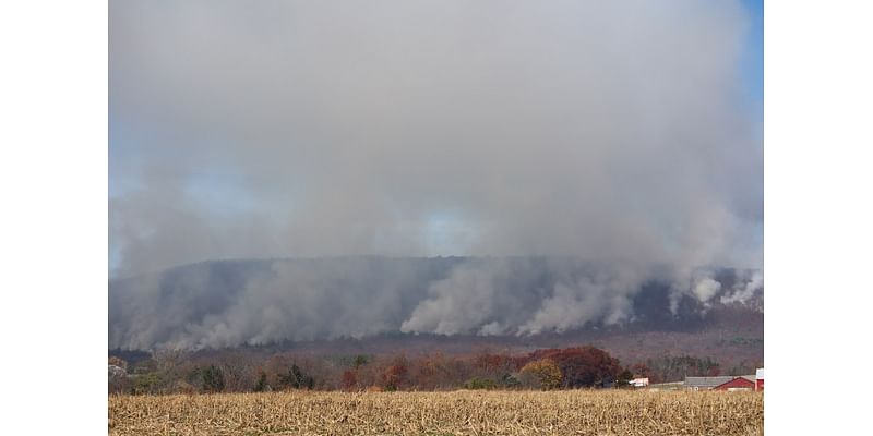 Blue Mountain wildfire 100% contained, officials say