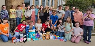 Taylorville students send resources to hurricane victims