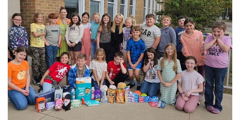 Taylorville students send resources to hurricane victims