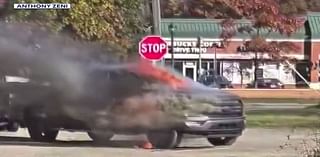 'There's nothing left': Man's new Ford hybrid F-150 catches fire, gets engulfed in flames