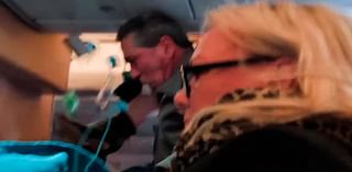 Terrifying moment air passengers scream as they are lifted out of their seats by extreme turbulence which forced packed Miami-bound jet to turn around mid-flight and return to Europe