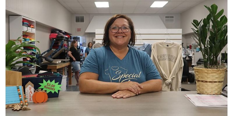 Nice shirts: SpecialTee Screenprinting's Dana Adamy enjoys being involved in Columbus