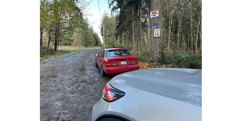 Driver passes school bus in no-passing zone, fails to notice Thurston County Sheriff, too