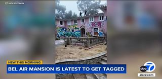 Bel Air mansion on sale for $21 million becomes latest to get hit with graffiti