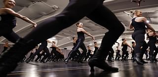 Radio City Rockettes rehearse for Christmas Spectacular in NYC