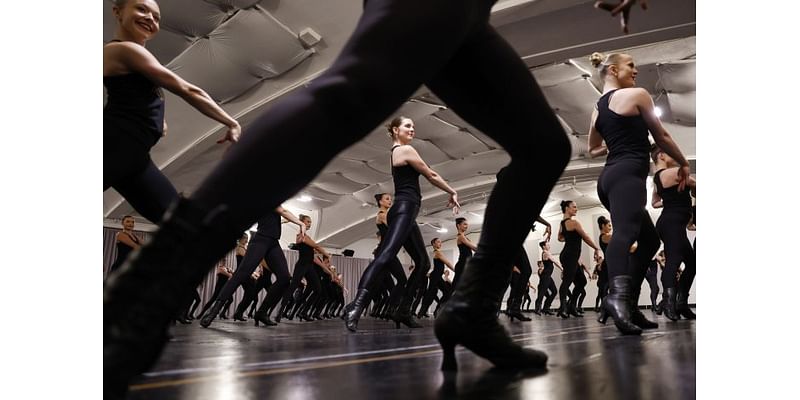 Radio City Rockettes rehearse for Christmas Spectacular in NYC