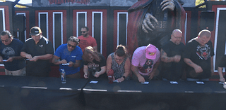 Worm eating contest draws crowd to Phantom Fall Fest