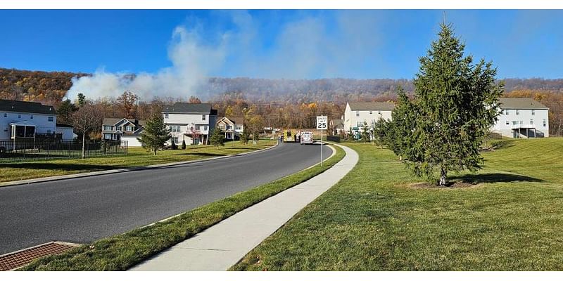 Crews respond to mountain fire in Dauphin County