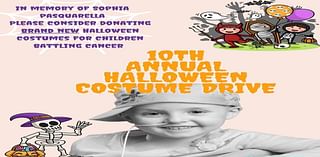 Halloween costumes are being collected through Oct. 5 for CHOP patients