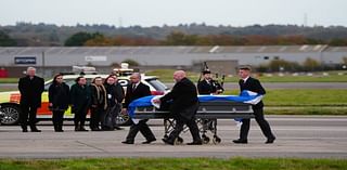 Alex Salmond’s body met by family and piper as plane lands in Aberdeen