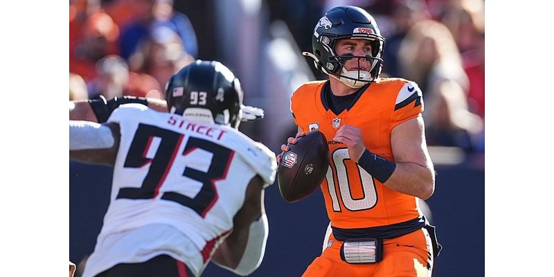 Bo Nix throws 4 touchdown passes and the Broncos roll past the Falcons 38