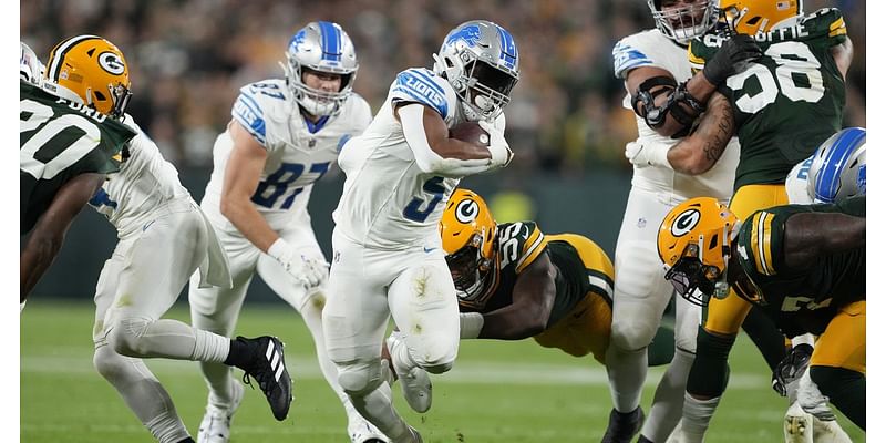 Packers vs. Lions, by the numbers