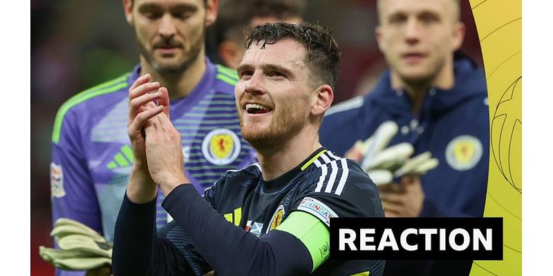 Andy Robertson: 'Late win is what Scotland performance deserved'