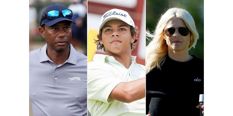 Tiger Woods and Ex-Wife Elin Nordegren Spotted Chatting at Son Charlie's Golf Tournament