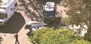 Chase suspect crashes head-on into police vehicle in Sherman Oaks, injuring officer, LAPD says