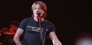 Keith Urban cuts a casual figure while performing in LA - just days after Nicole Kidman's mother Janelle's funeral in Sydney