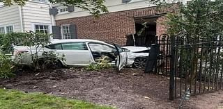 Car Crash Sends Vehicle Careening Into Montclair Home